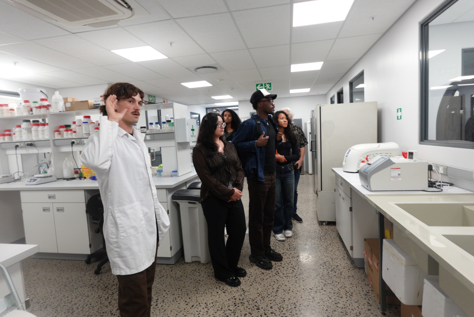 Guided innovation-lab tour